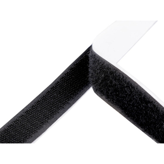 Taśma rzep samoprzylepna komplet (haczyk+pętelka) w odcinkach szerokość 20 mm - White (100 Pary) Taśma rzep samoprzylepna komplet (haczyk+pętelka) w odcinkach szerokość 20 mm - White (100 Pary)