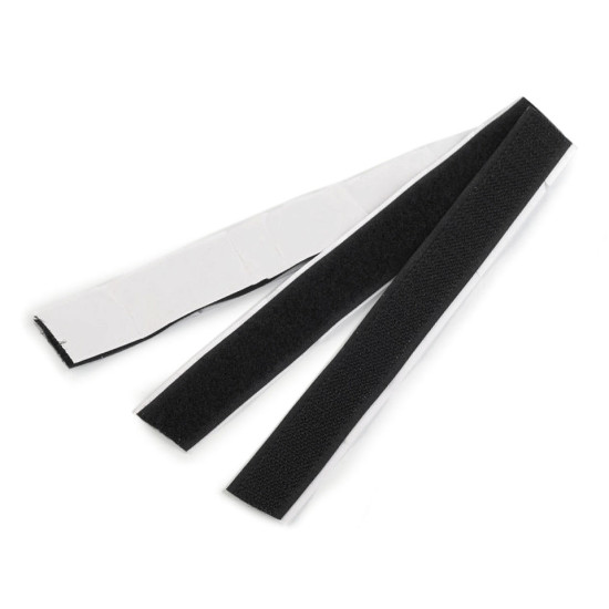 Taśma rzep samoprzylepna komplet (haczyk+pętelka) w odcinkach szerokość 20 mm - White (100 Pary) Taśma rzep samoprzylepna komplet (haczyk+pętelka) w odcinkach szerokość 20 mm - White (100 Pary)