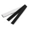 Cinta de velcro adhesivo de nailon, cortada, ancho 20 mm - Negro (10 Pares)