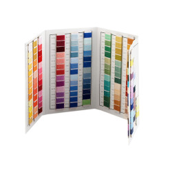 Yarn embroidery perlovka, norma, mouline nitarna colour card - As pictured (1 Piece)