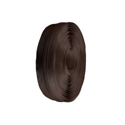 Continuous nylon zipper no 3 for pol type sliders - Chocolate (5 Meters)