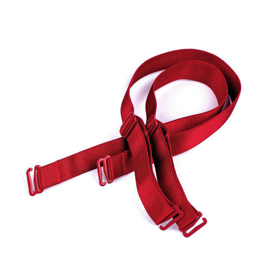 Ramiączka do biustonosza szerokość 16 mm z metalowym zapięciem - Czarny (1 Para) Ramiączka do biustonosza szerokość 16 mm z metalowym zapięciem - Czarny (1 Para)
