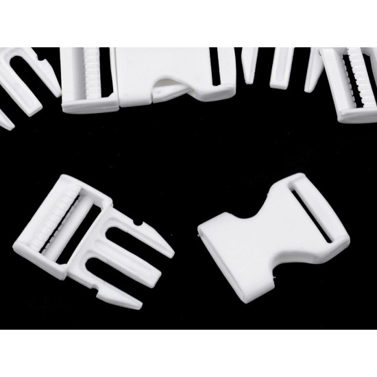 Side release buckle bb with strap adjuster width 25 mm - Black (100 Pairs) Side release buckle bb with strap adjuster width 25 mm - Black (100 Pairs)
