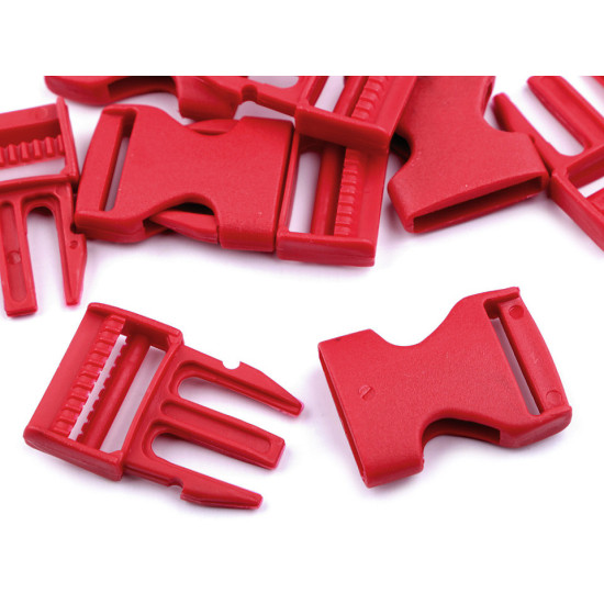 Side release buckle bb with strap adjuster width 25 mm - Black (100 Pairs) Side release buckle bb with strap adjuster width 25 mm - Black (100 Pairs)