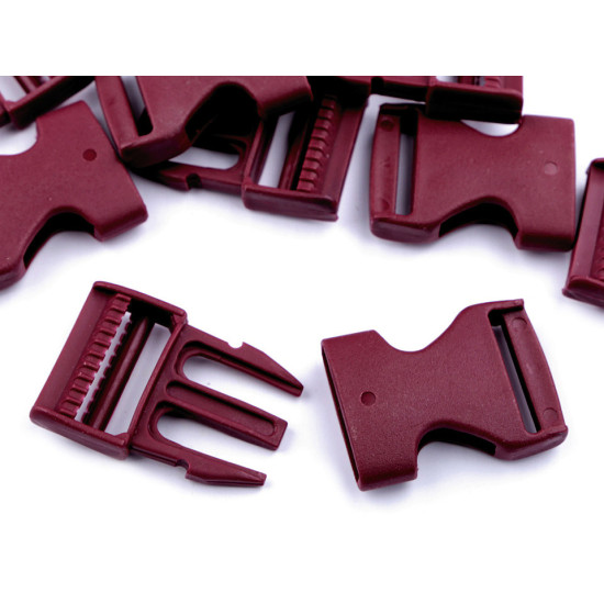 Side release buckle bb with strap adjuster width 25 mm - Black (100 Pairs) Side release buckle bb with strap adjuster width 25 mm - Black (100 Pairs)