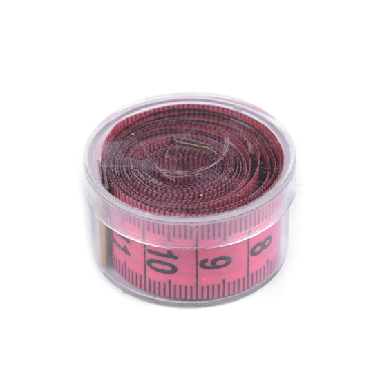 Metr krawiecki 150 cm w plastikowym pudełku - Losowe kolory (12 Sztuki) Metr krawiecki 150 cm w plastikowym pudełku - Losowe kolory (12 Sztuki)