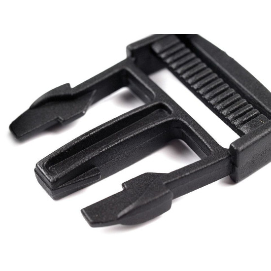 Klamra z regulatorem szerokość 30 mm - Czarny (100 Pary) Klamra z regulatorem szerokość 30 mm - Czarny (100 Pary)