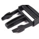 Klamra z regulatorem szerokość 30 mm - Czarny (100 Pary) Klamra z regulatorem szerokość 30 mm - Czarny (100 Pary)