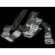 Ramiączka silikonowe szerokość 15 mm z plastikowym zapięciem - Transparent (1 Para) Ramiączka silikonowe szerokość 15 mm z plastikowym zapięciem - Transparent (1 Para)
