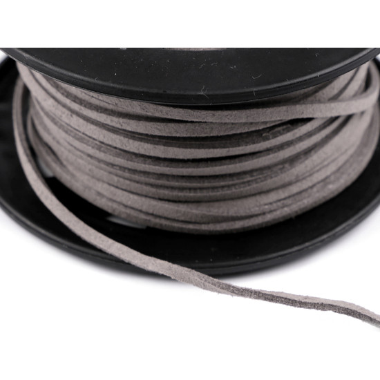 Rzemyk imitacja skóry szerokość 3 mm - Czerwony (120 Metry) Rzemyk imitacja skóry szerokość 3 mm - Czerwony (120 Metry)