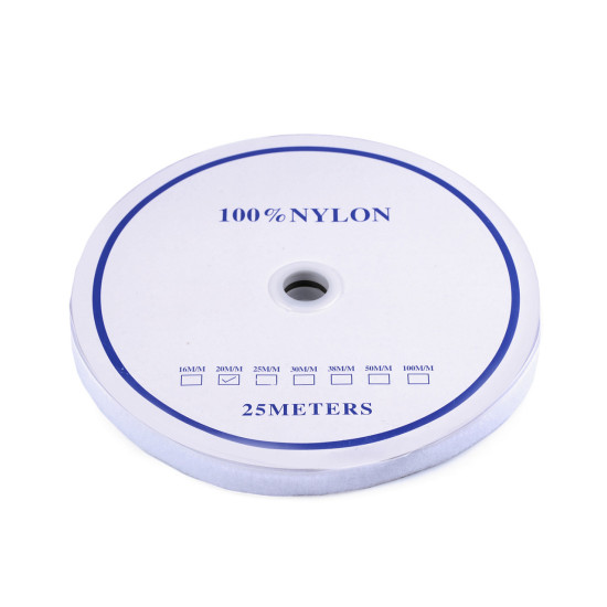 Taśma rzep plusz szerokość 20mm - Czarny (25 Metry) Taśma rzep plusz szerokość 20mm - Czarny (25 Metry)