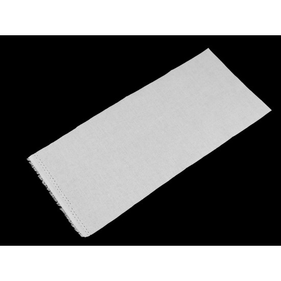 Patchs thermocollants en tissu, 17 x 36 cm - Blanc (10 Pièces) Patchs thermocollants en tissu, 17 x 36 cm - Blanc (10 Pièces)