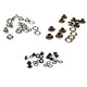 Grommet / eyelet with washer inner ø5.5 mm / outer ø10 mm - Black varnish (1000 Pairs) Grommet / eyelet with washer inner ø5.5 mm / outer ø10 mm - Black varnish (1000 Pairs)