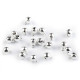 Metal jingle bell ø6 mm - Gold (20 Pieces)