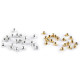 Metal jingle bell ø6 mm - Gold (20 Pieces)