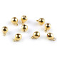 Metal jingle bell ø8 mm - Silver (10 Pieces)