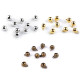Metal jingle bell ø8 mm - Silver (10 Pieces)
