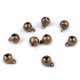 Metal jingle bell ø8 mm - Silver (10 Pieces)