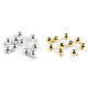 Metal jingle bells ø10 mm - Gold (20 Pieces)