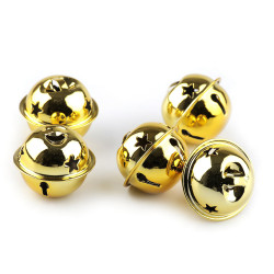 Jingle bells ø30 mm - Gold (5 Pieces)