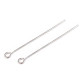 Aste per occhielli, dimensioni: 40 mm - Platino (250 Pezzi) Aste per occhielli, dimensioni: 40 mm - Platino (250 Pezzi)