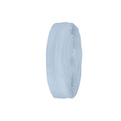 Continuous nylon zipper no 3, for asic type sliders - Blue ice (25 Meters)