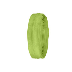 Fermeture éclair continue en nylon no 3 pour glissières de type asic - Vert clair (25 Mètres)