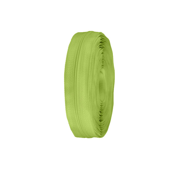 Continuous nylon zipper no 3, for asic type sliders - Cream (400 Meters)