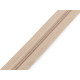Continuous nylon zipper no 3, for asic type sliders - Cream (400 Meters)