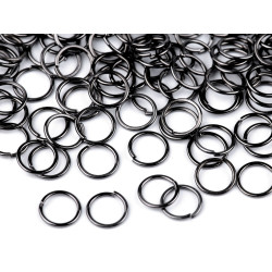 Anneau de saut, ø 8 mm - Nickel noir (10 Grammes)