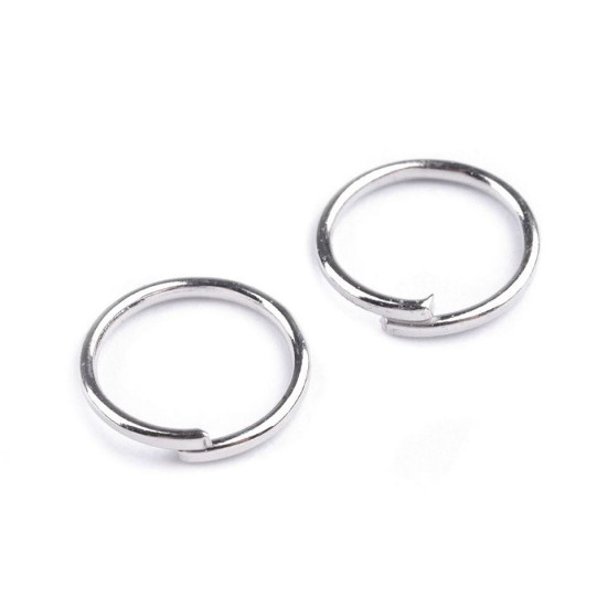 Anneau de saut, ø 8 mm - Argent lumineux (10 Grammes) Anneau de saut, ø 8 mm - Argent lumineux (10 Grammes)