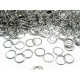 Anneau de saut, ø 8 mm - Argent lumineux (10 Grammes) Anneau de saut, ø 8 mm - Argent lumineux (10 Grammes)