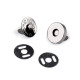 Magnetic snap closures ø14 mm black nickel - Nickel antik (5 Sets) Magnetic snap closures ø14 mm black nickel - Nickel antik (5 Sets)