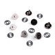 Magnetic snap closures ø14 mm black nickel - Nickel antik (5 Sets) Magnetic snap closures ø14 mm black nickel - Nickel antik (5 Sets)