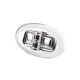 Zapięcie do torebki 20x32 mm obrotowe - Nikiel (1 Zestaw) Zapięcie do torebki 20x32 mm obrotowe - Nikiel (1 Zestaw)