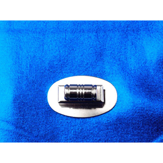 Zapięcie do torebki 20x32 mm obrotowe - Nikiel (1 Zestaw) Zapięcie do torebki 20x32 mm obrotowe - Nikiel (1 Zestaw)