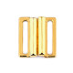 Metal bikini clasp, width 20 mm - Gold (100 Pairs) Metal bikini clasp, width 20 mm - Gold (100 Pairs)