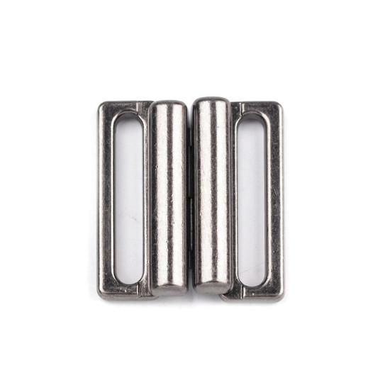 Metal bikini clasp, width 20 mm - Gold (100 Pairs) Metal bikini clasp, width 20 mm - Gold (100 Pairs)