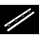 Corsetry - busk fastener, width 12 mm, length 20; 25 cm - White (2 Pairs) Corsetry - busk fastener, width 12 mm, length 20; 25 cm - White (2 Pairs)