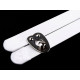 Corsetry - busk fastener, width 12 mm, length 20; 25 cm - White (2 Pairs) Corsetry - busk fastener, width 12 mm, length 20; 25 cm - White (2 Pairs)