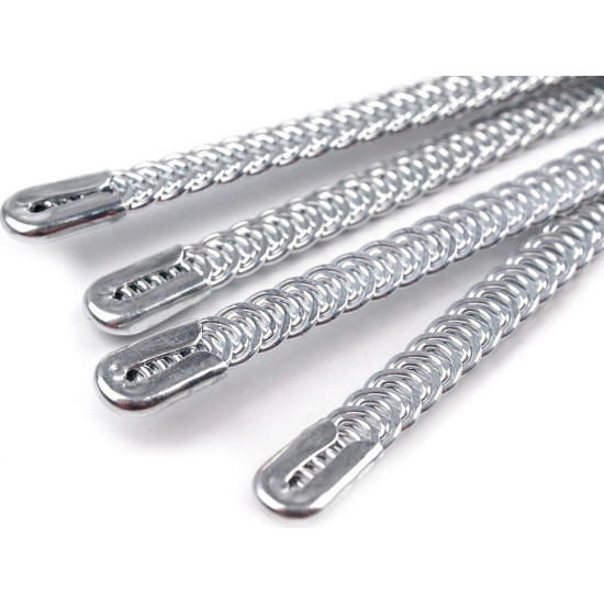 Fiszbiny spiralne do gorsetu szerokość 5 mm kilka długości - Srebrny (4 Sztuki) Fiszbiny spiralne do gorsetu szerokość 5 mm kilka długości - Srebrny (4 Sztuki)
