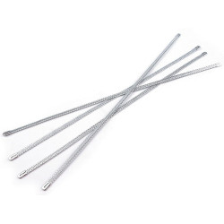 Fiszbiny spiralne do gorsetu szerokość 5 mm kilka długości - Srebrny (20 Sztuki)