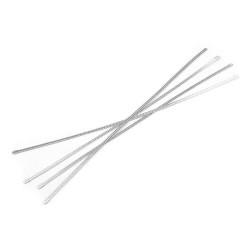 Fiszbiny spiralne do gorsetu szerokość 5 mm kilka długości - Srebrny (100 Sztuki)