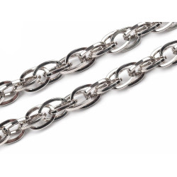 Łańcuszek do torebki długość 120 cm - Nikiel (1 Sztuka)