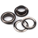 Oczka metalowe wew.ø10 mm / zew.ø16 mm - Nikiel (100 Pary) Oczka metalowe wew.ø10 mm / zew.ø16 mm - Nikiel (100 Pary)