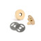 Magnet verschluss ø18 mm golden - Gold (100 Sets)