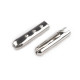 Cappuccio, per cordoncino metallico, dimensioni: ø 3,3 mm - Nichel (5 Pezzi) Cappuccio, per cordoncino metallico, dimensioni: ø 3,3 mm - Nichel (5 Pezzi)