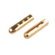 Cappuccio, per cordoncino metallico, dimensioni: ø 3,3 mm - Nichel (5 Pezzi) Cappuccio, per cordoncino metallico, dimensioni: ø 3,3 mm - Nichel (5 Pezzi)