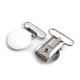 Suspender clip width 25 mm - White (20 Pieces)