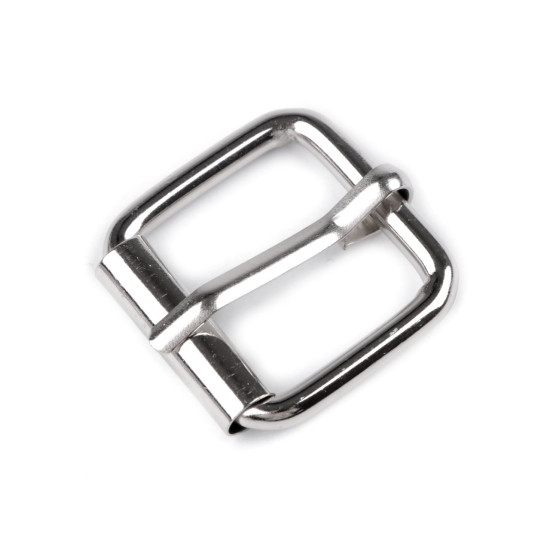 Metallschnalle/gürtelschnalle, durchzug 20; 25 mm - Nickel (4 Stücke) Metallschnalle/gürtelschnalle, durchzug 20; 25 mm - Nickel (4 Stücke)